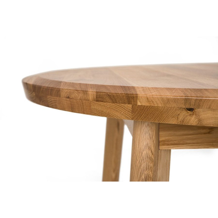 Virtuvės stalas TONDO (100% ĄŽUOLAS)